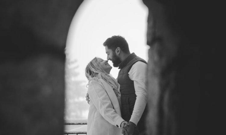 séance photo couple- neige - Ariane Castellan - photographe Savoie - Chambéry - Chartreuse